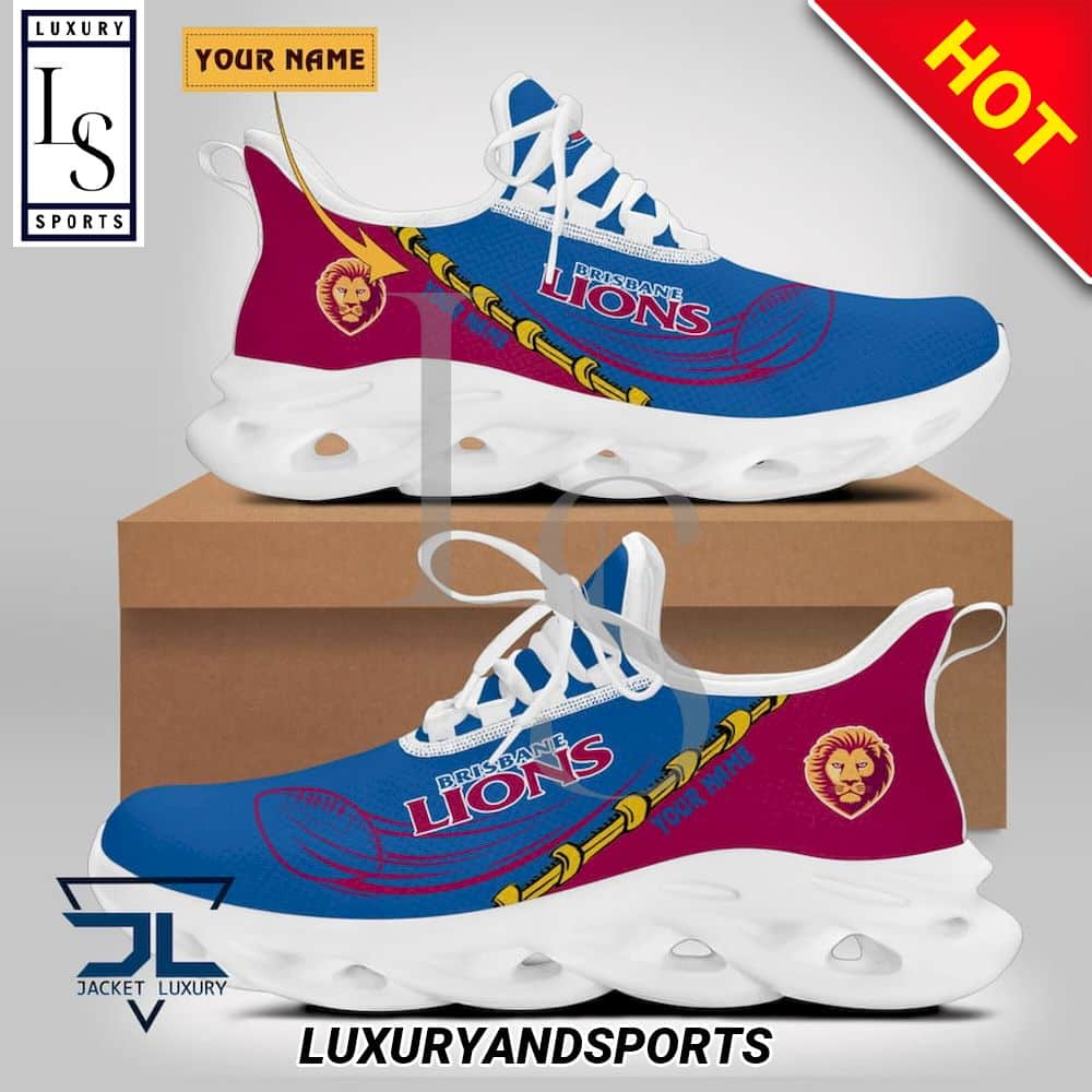 AFL Brisbane Lions Custom Max Soul Shoes 1
