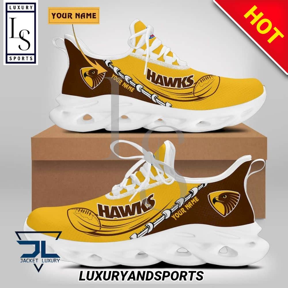 AFL Hawthorn Football Club Custom Max Soul Shoes 1