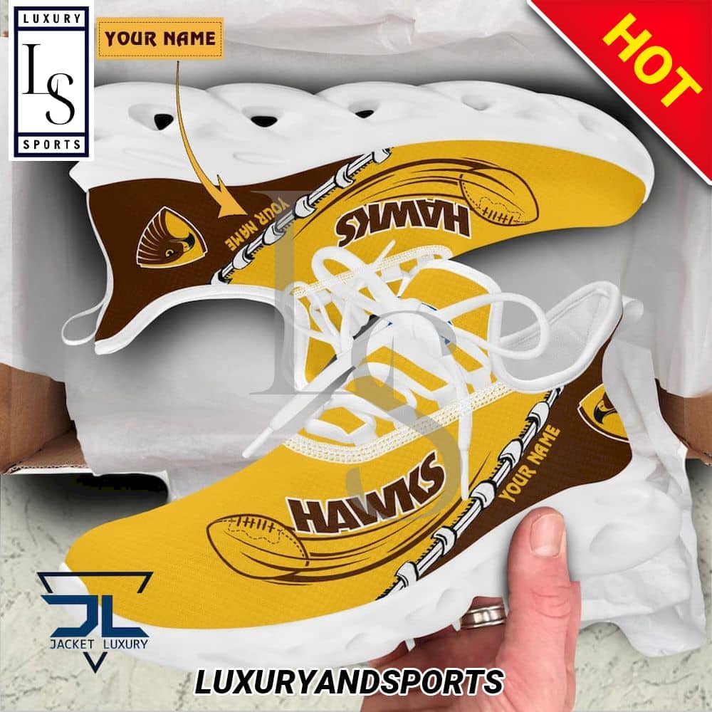 AFL Hawthorn Football Club Custom Max Soul Shoes 4