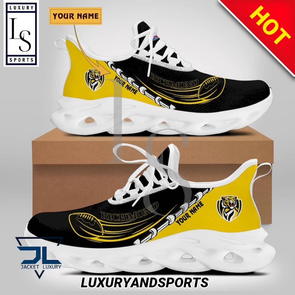 AFL Richmond Football Club Custom Max Soul Shoes - HomeFavo