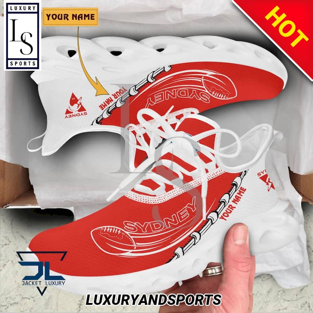 AFL Sydney Swans Custom Max Soul Shoes 4