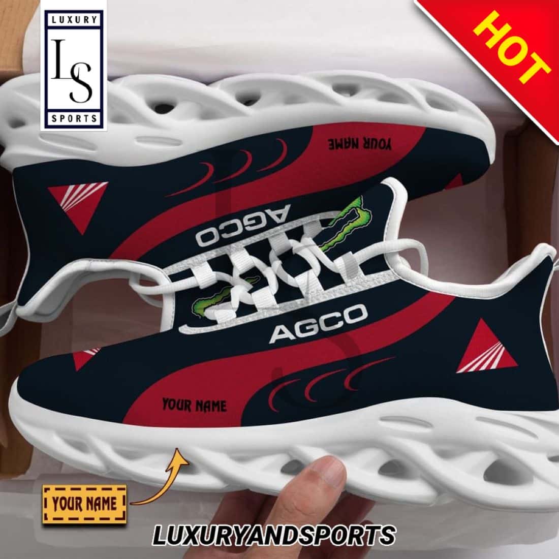 AGCO Allis Monster Custom Max Soul Sneakers 2