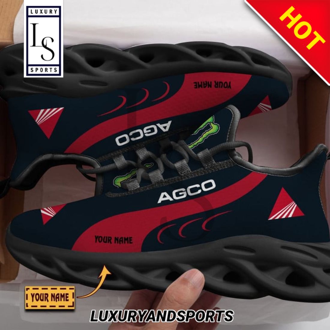 AGCO Allis Monster Custom Max Soul Sneakers 1