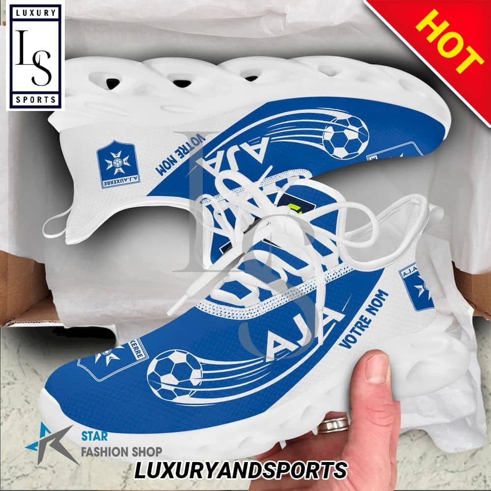 AJ Auxerre Ligue 1 Custom Name Max Soul Shoes 5