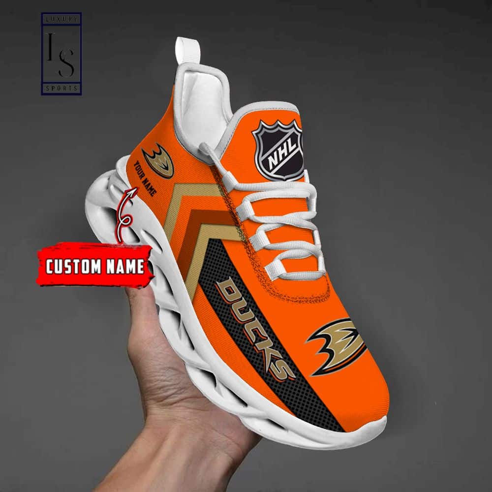 Anaheim Ducks NHL Custom Max Soul Shoes 4