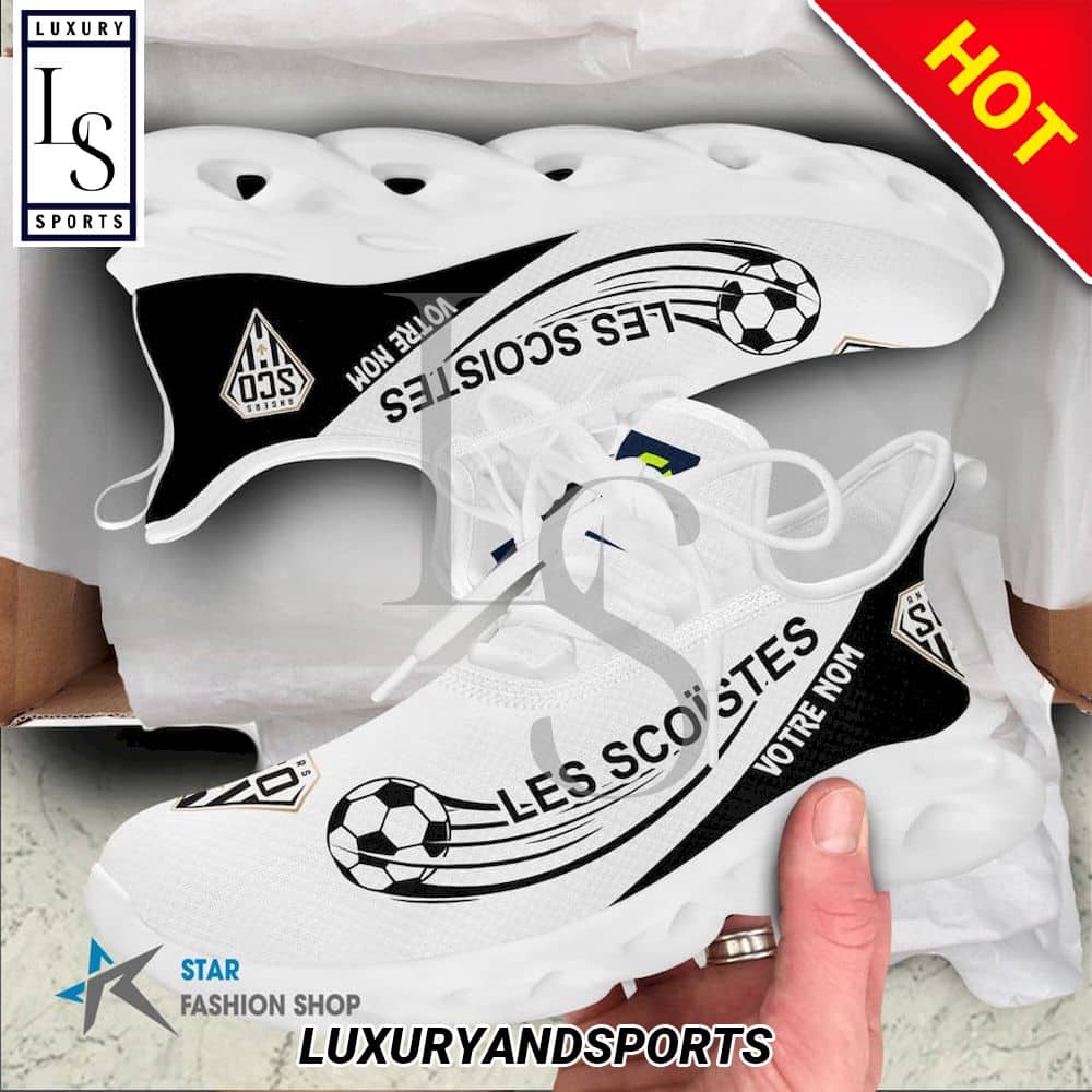 Angers SCO Ligue 1 Custom Name Max Soul Shoes 3