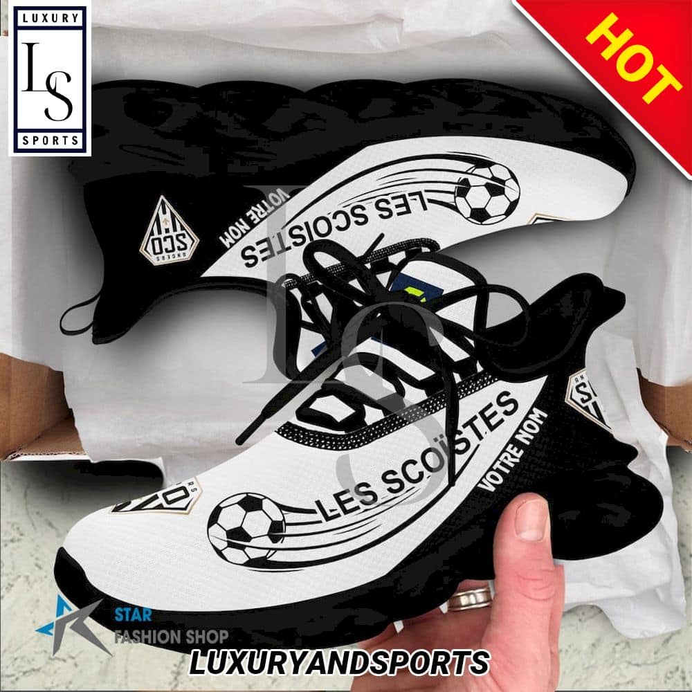 Angers SCO Ligue 1 Custom Name Max Soul Shoes 4