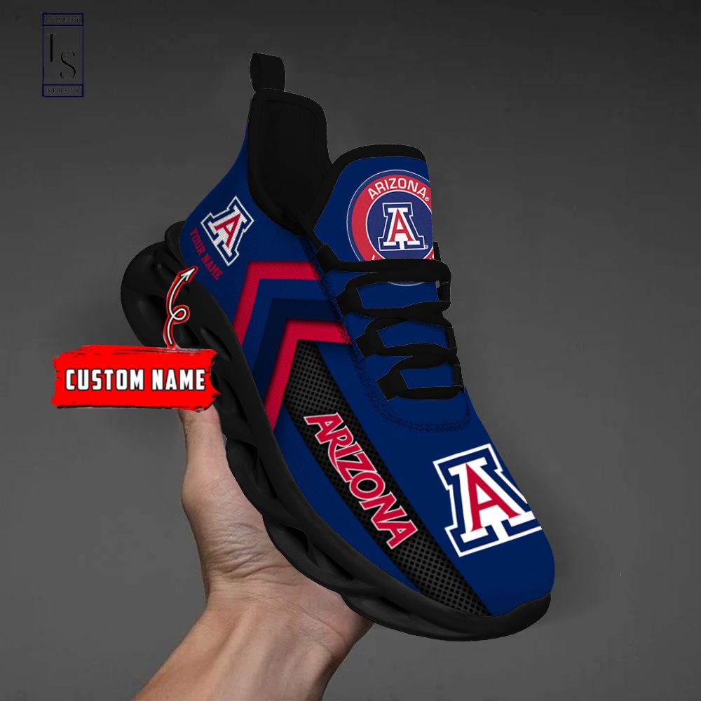 Arizona Wildcats Custom Max Soul Sneaker Shoes 1