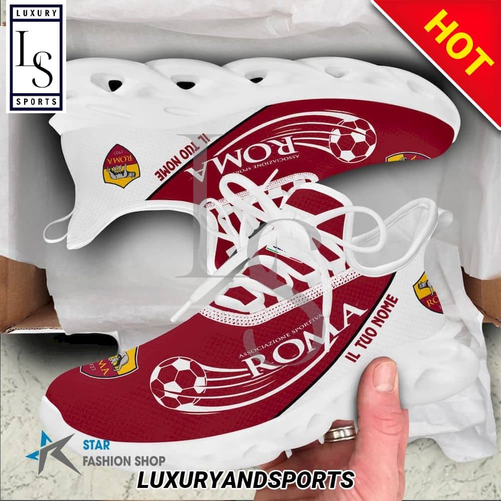 AS Roma Serie A Custom Name Max Soul Shoes 5