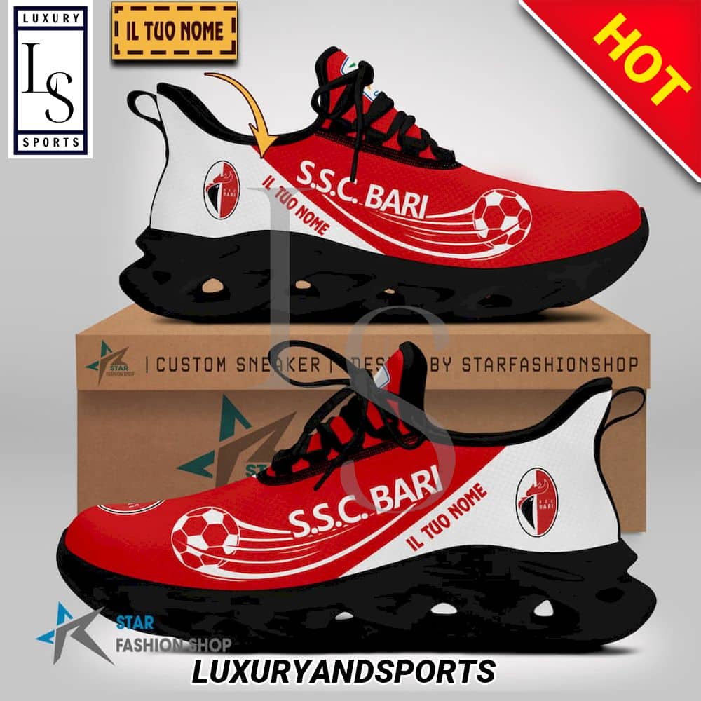 Bari 1908 Serie B Custom Name Max Soul Shoes 2