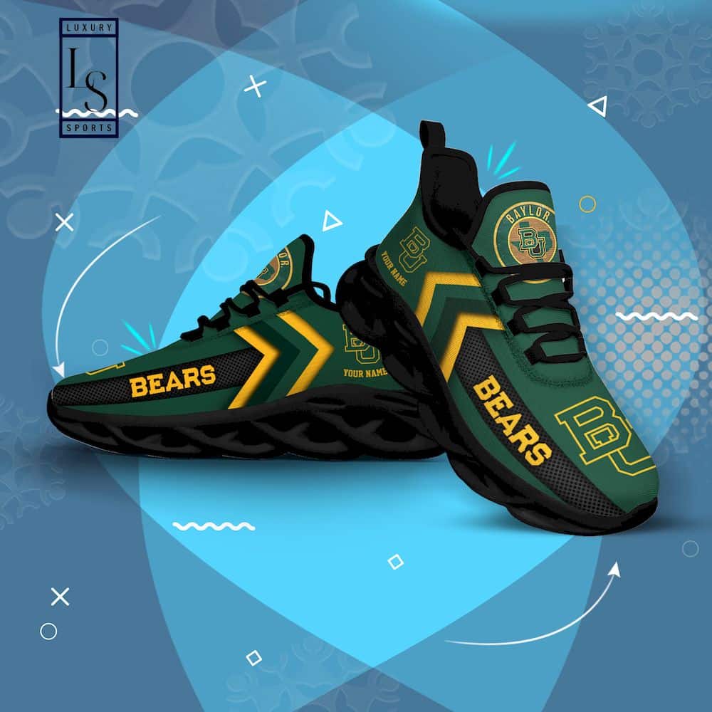 Baylor Bears Custom Max Soul Shoes 2