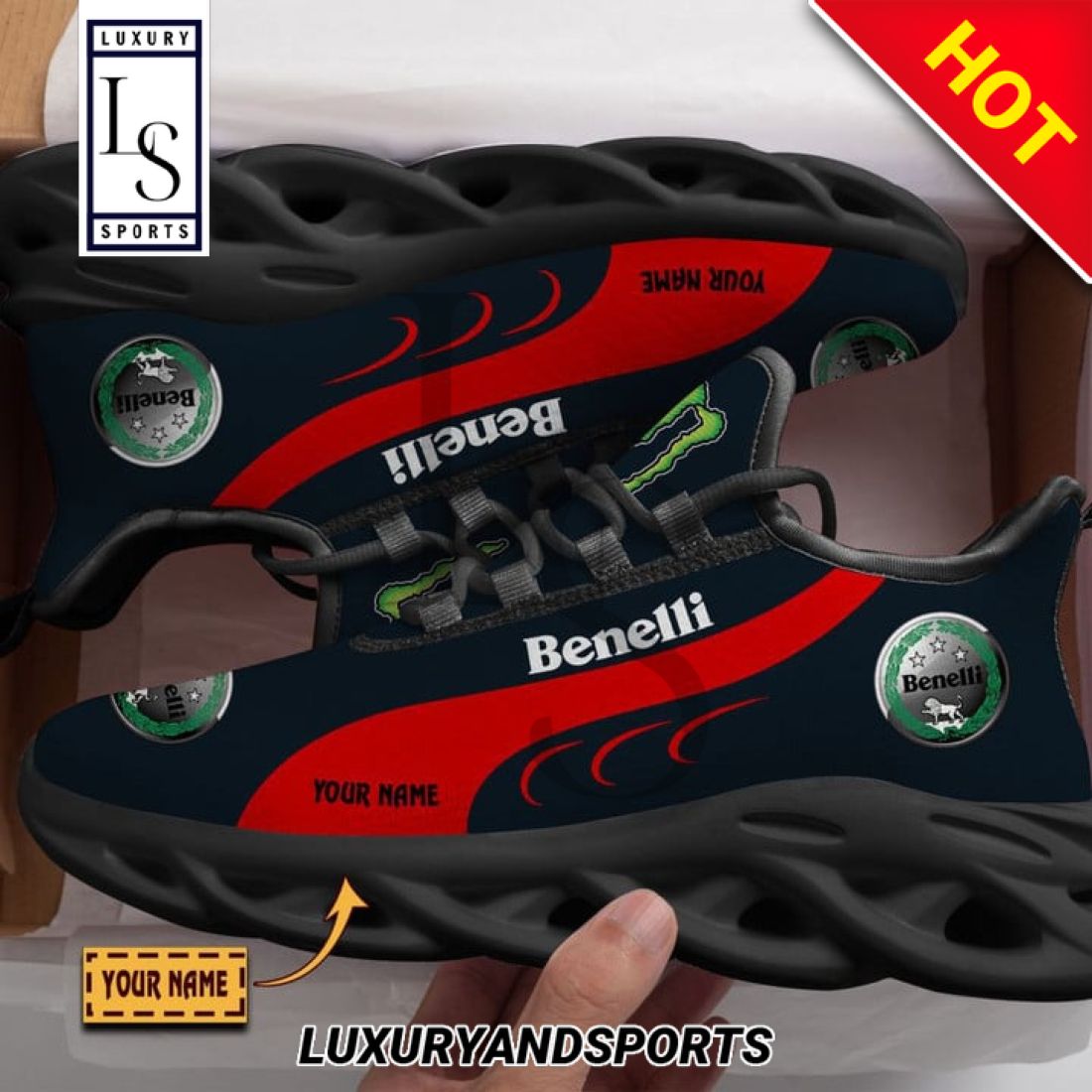Benelli Monster Custom Max Soul Sneakers 1