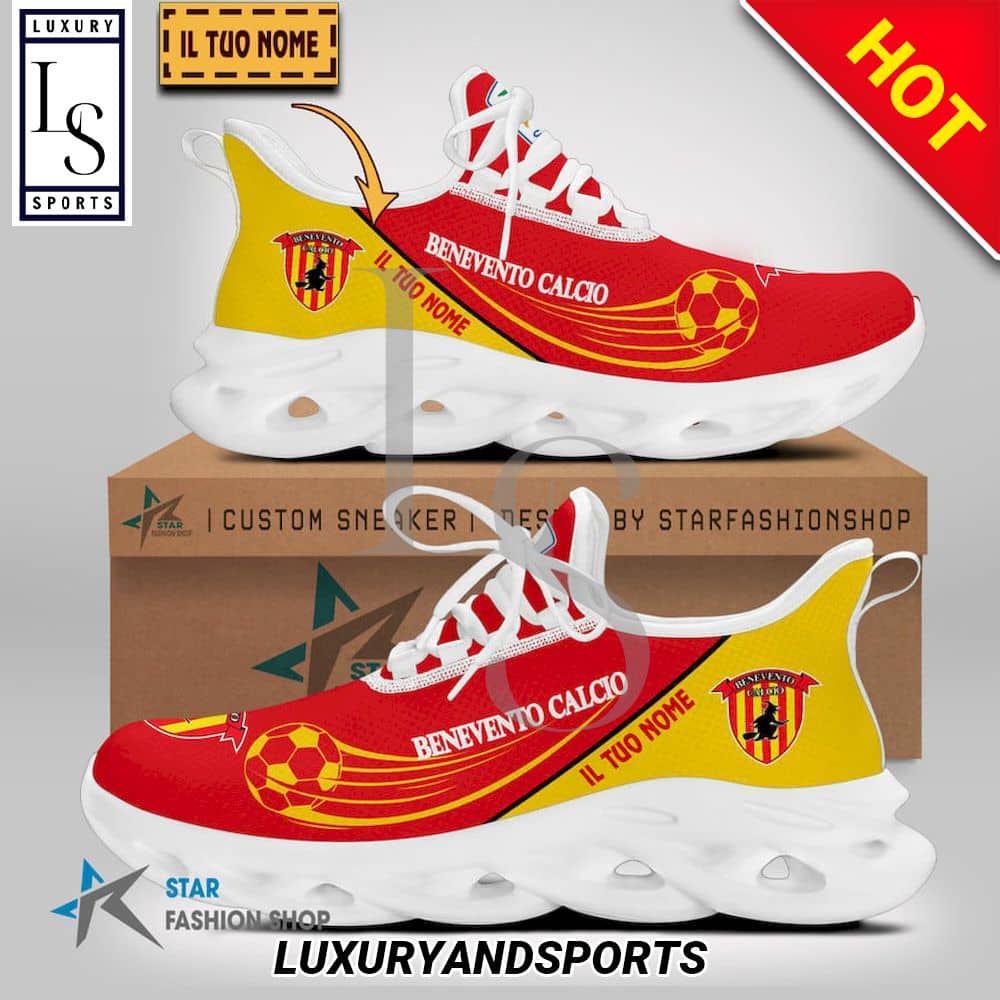 Benevento Calcio Serie B Custom Name Max Soul Shoes 1