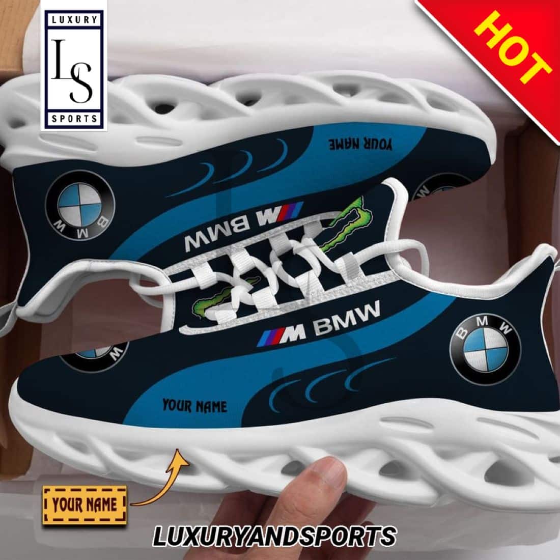 BMW M Car Monster Custom Max Soul Sneakers 1
