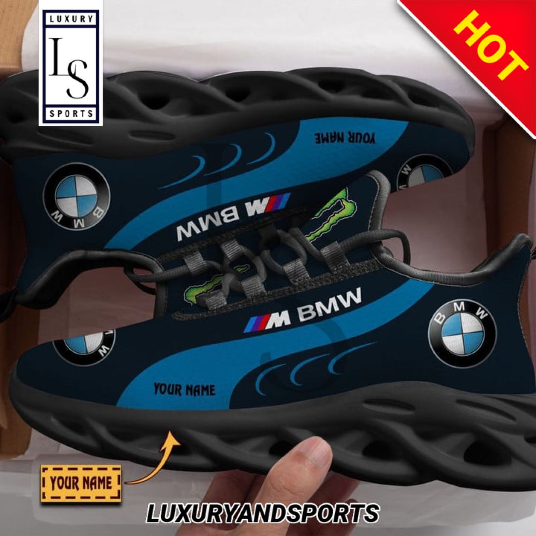 BMW M Car Monster Custom Max Soul Sneakers 2
