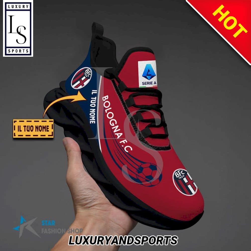 Bologna Fc Serie A Custom Name Max Soul Shoes 2