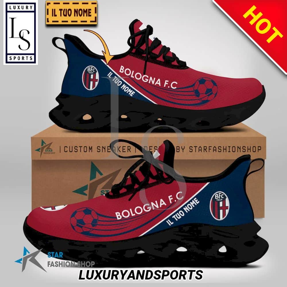 Bologna Fc Serie A Custom Name Max Soul Shoes 1