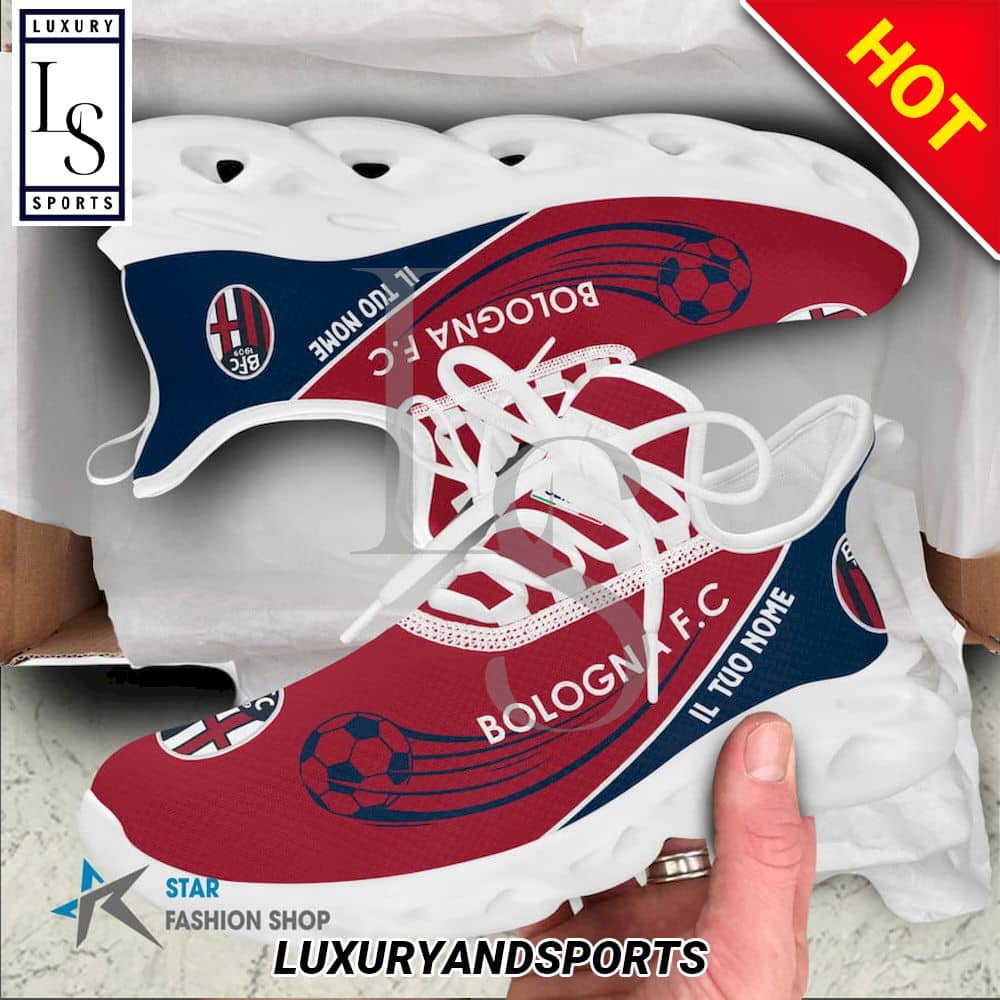 Bologna Fc Serie A Custom Name Max Soul Shoes 4