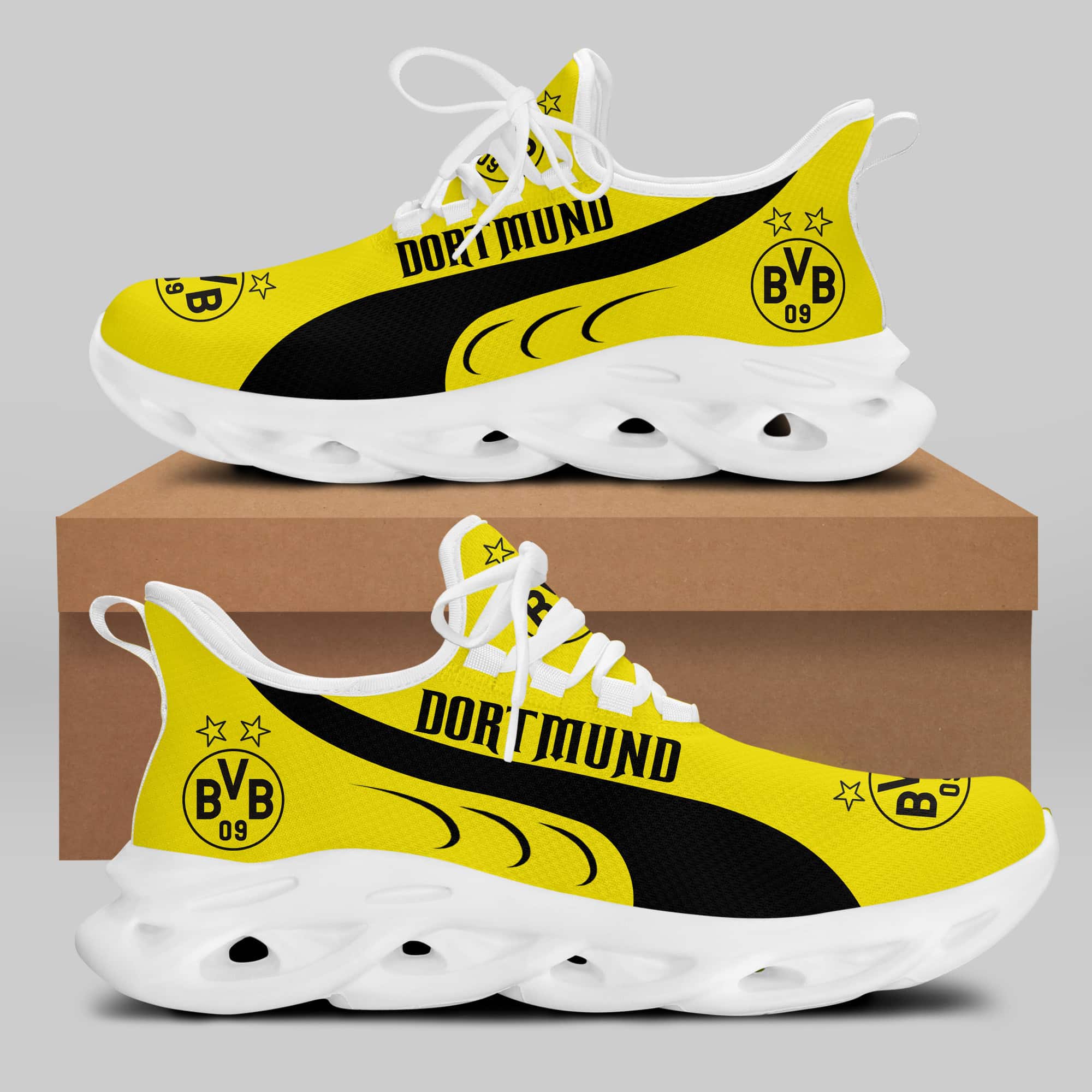 Borussia Dortmund Running Shoes Max Soul Shoes Sneakers Ver 1 2