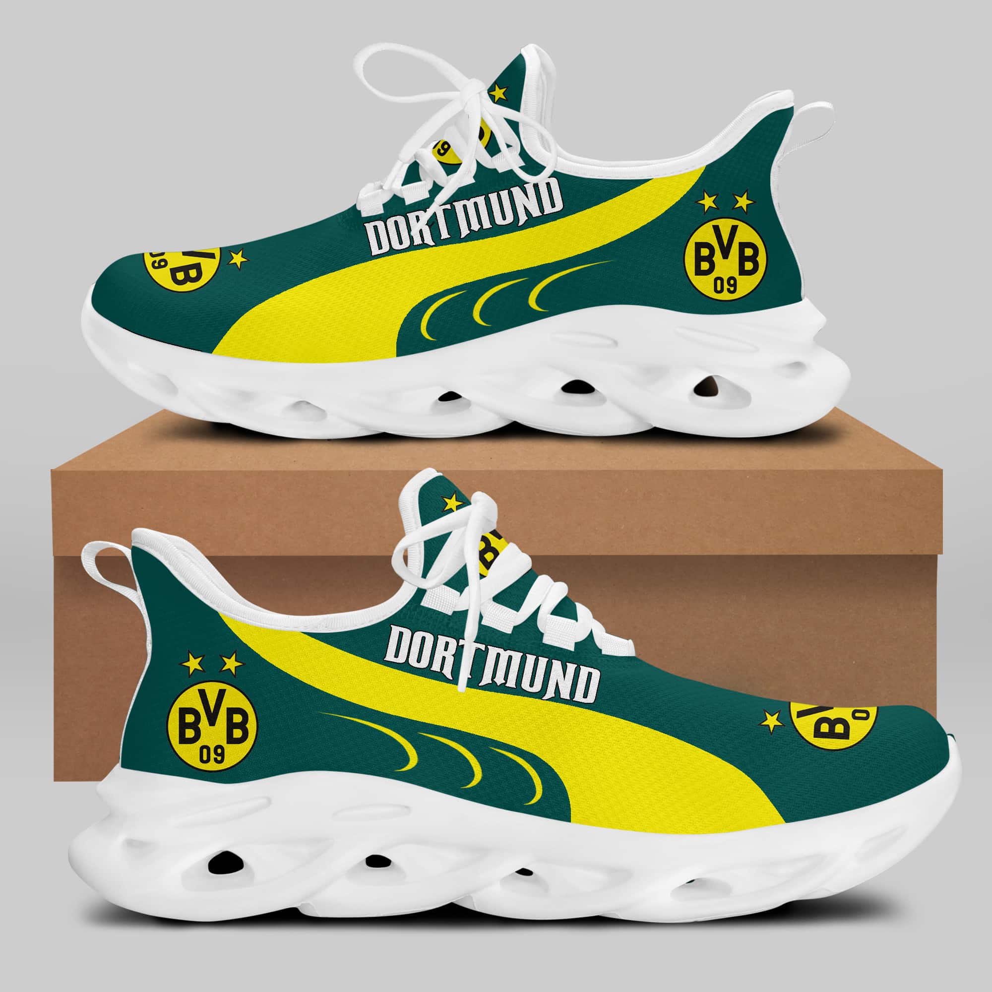 Borussia Dortmund Running Shoes Max Soul Shoes Sneakers Ver 8 2