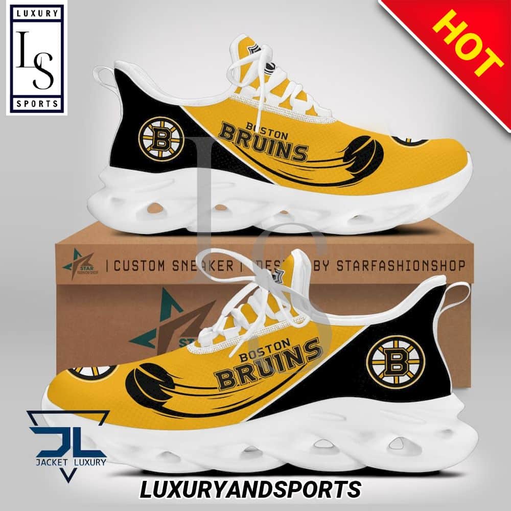 Boston Bruins Logo NHL Max Soul Shoes 1