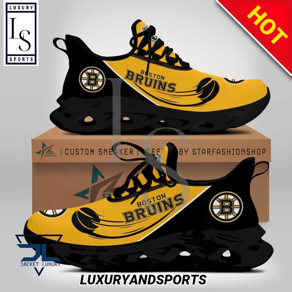 Boston Bruins Logo NHL Max Soul Shoes 5