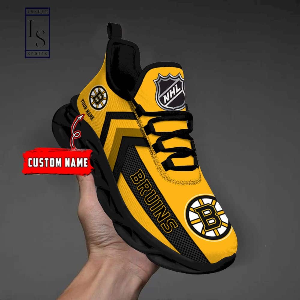 Boston Bruins NHL Custom Max Soul Shoes FV01 3