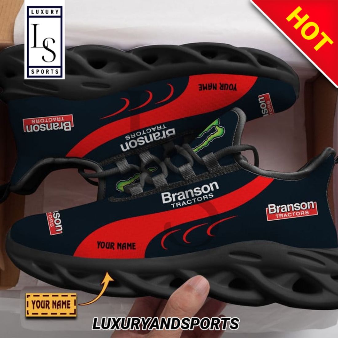 Branson Monster Custom Max Soul Sneakers 2