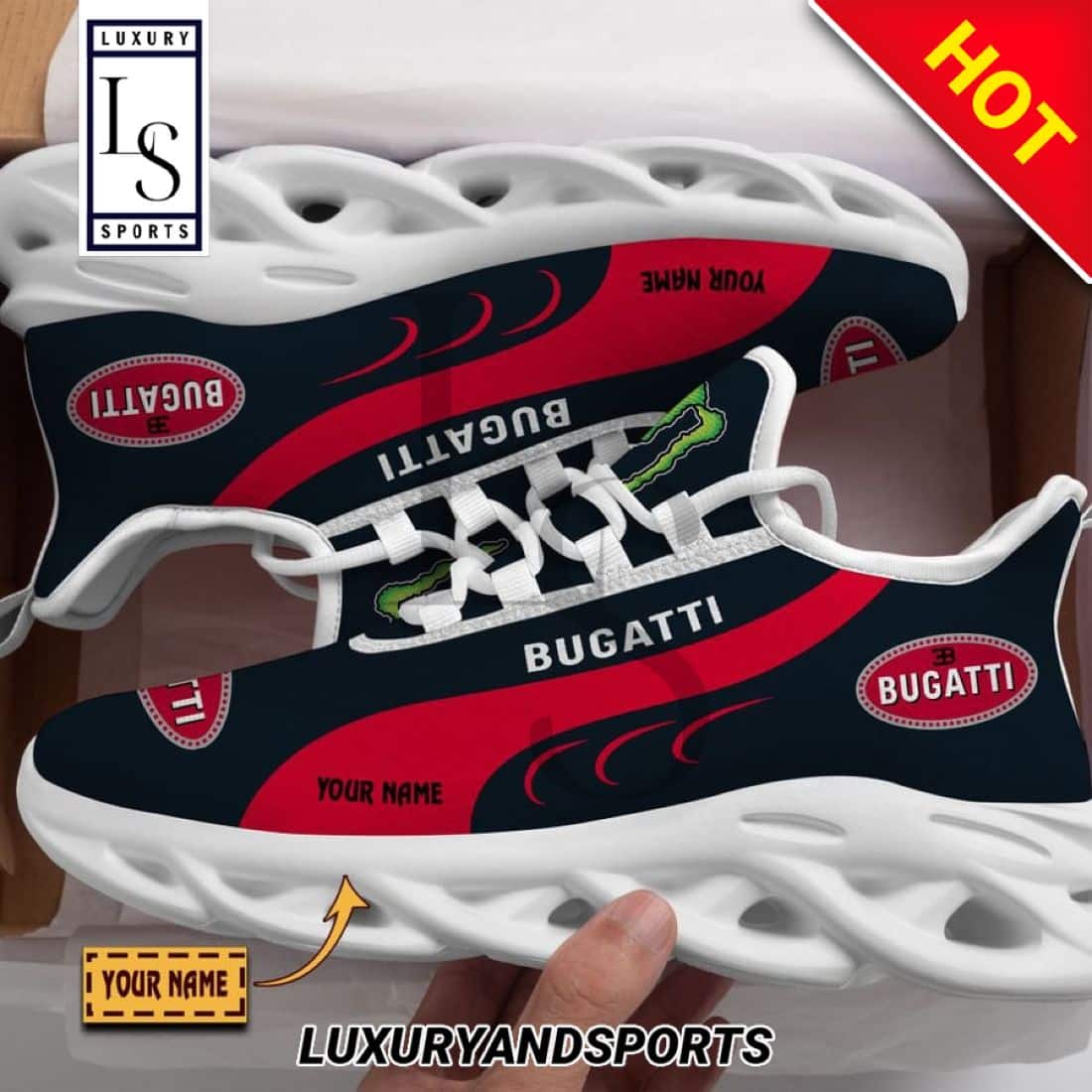Bugati Monster Custom Max Soul Sneakers 1