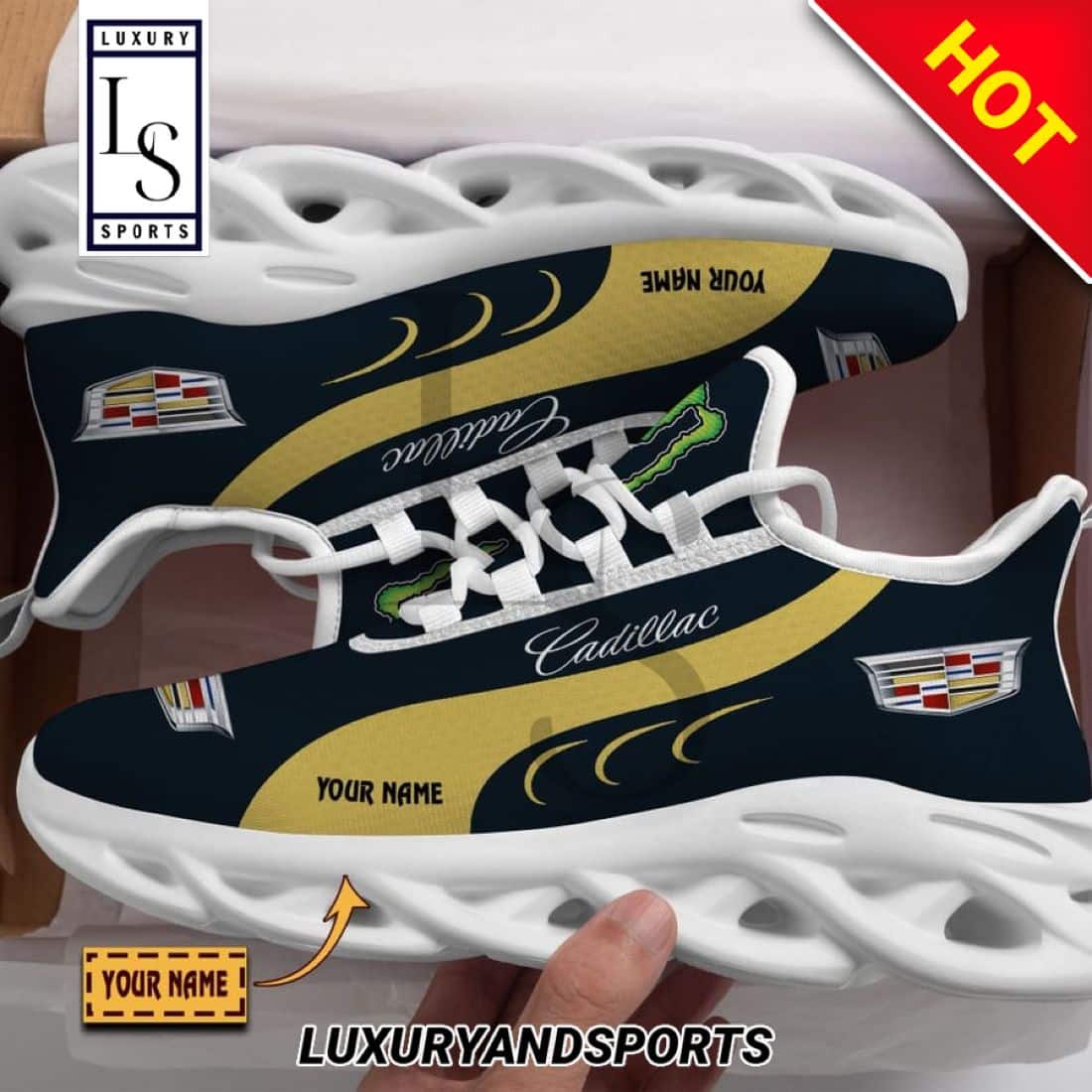 Cadillac Monster Custom Max Soul Sneakers 1