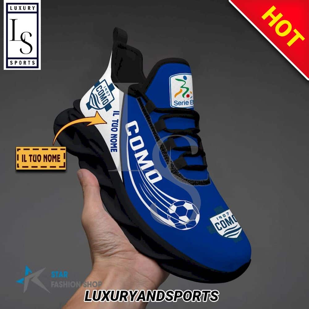 Calcio Como Serie B Custom Name Max Soul Shoes 4