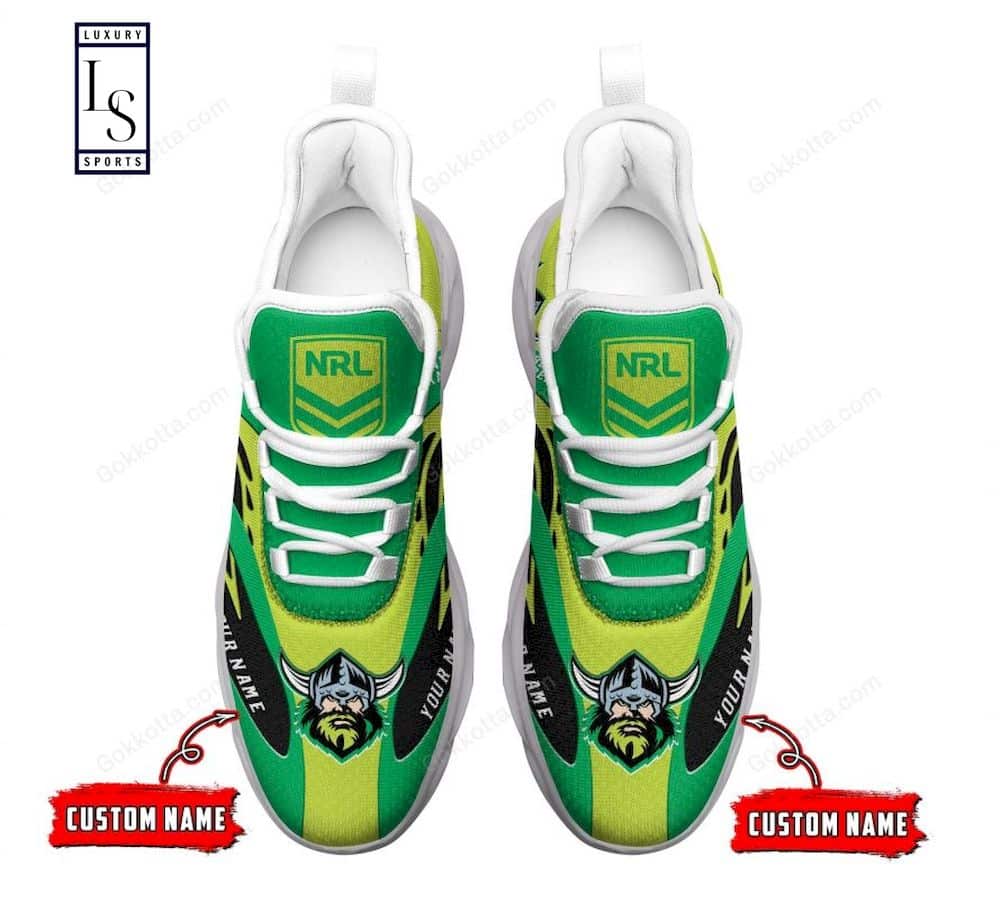 Canberra Raiders NRL Custom Max Soul Shoes 4