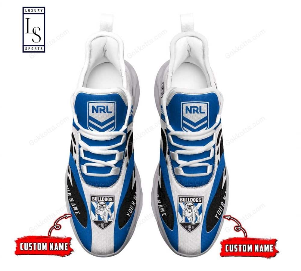 Canterbury-Bankstown Bulldogs NRL Custom Max Soul Shoes 4