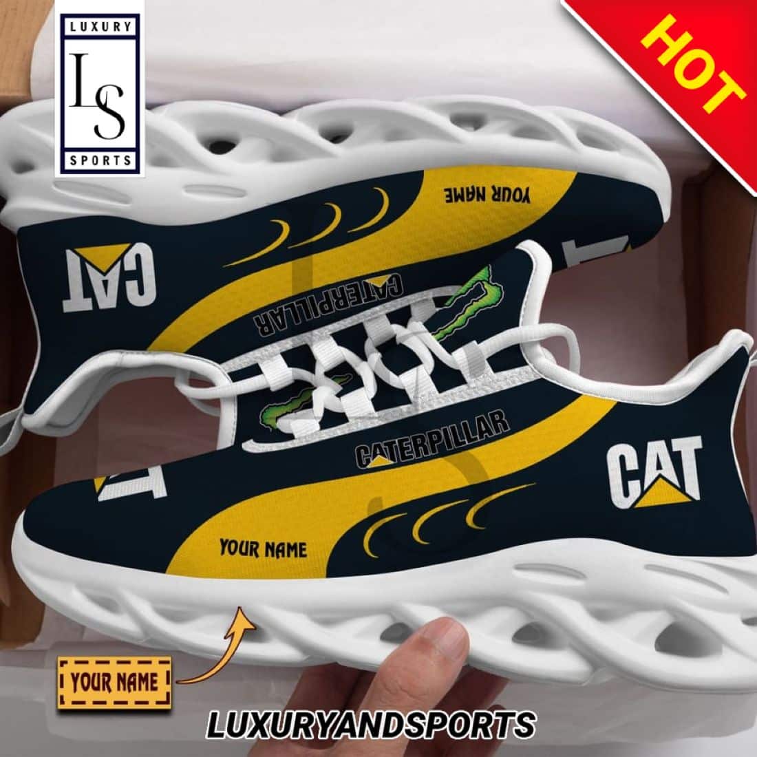 Caterpillar Inc Monster Custom Max Soul Sneakers 1