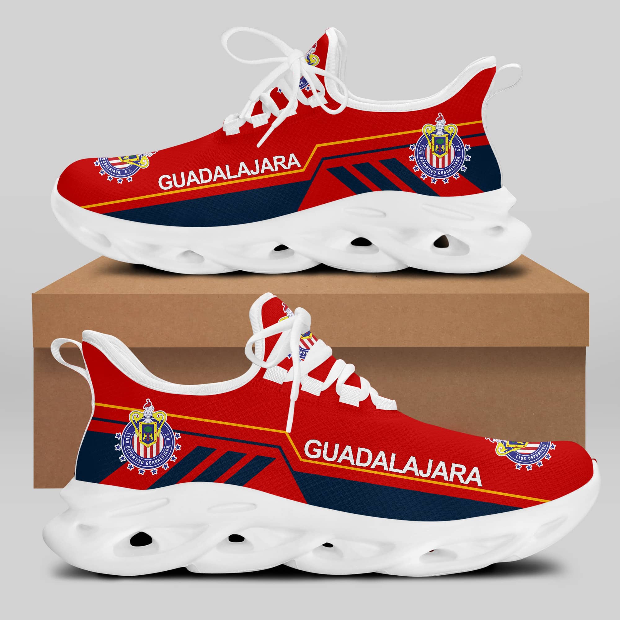 C.D. Guadalajara Running Shoes Max Soul Shoes Sneakers Ver 10 2