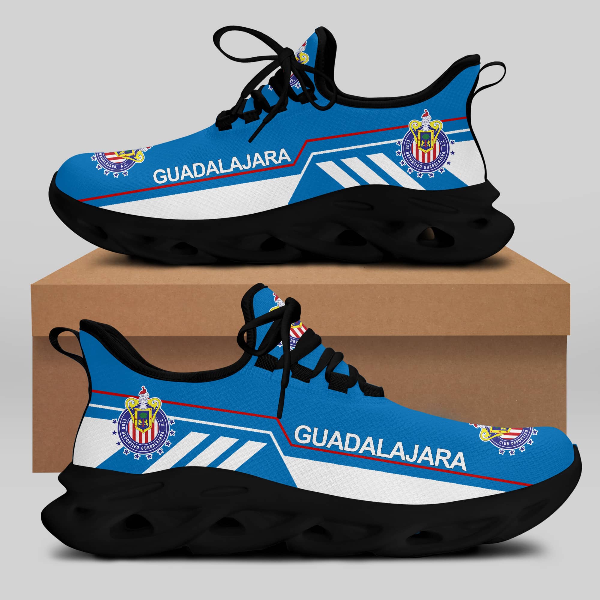 C.D. Guadalajara Running Shoes Max Soul Shoes Sneakers Ver 13 2