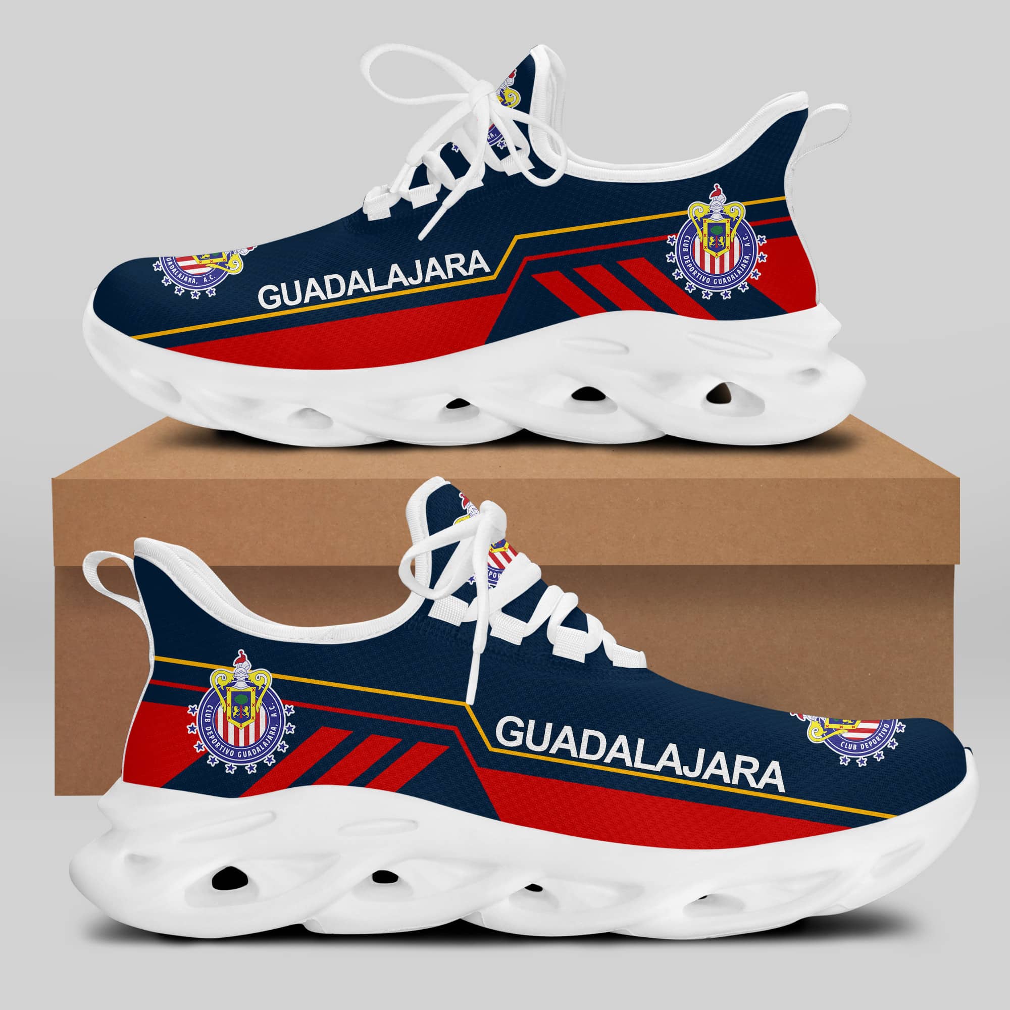 C.D. Guadalajara Running Shoes Max Soul Shoes Sneakers Ver 8 2