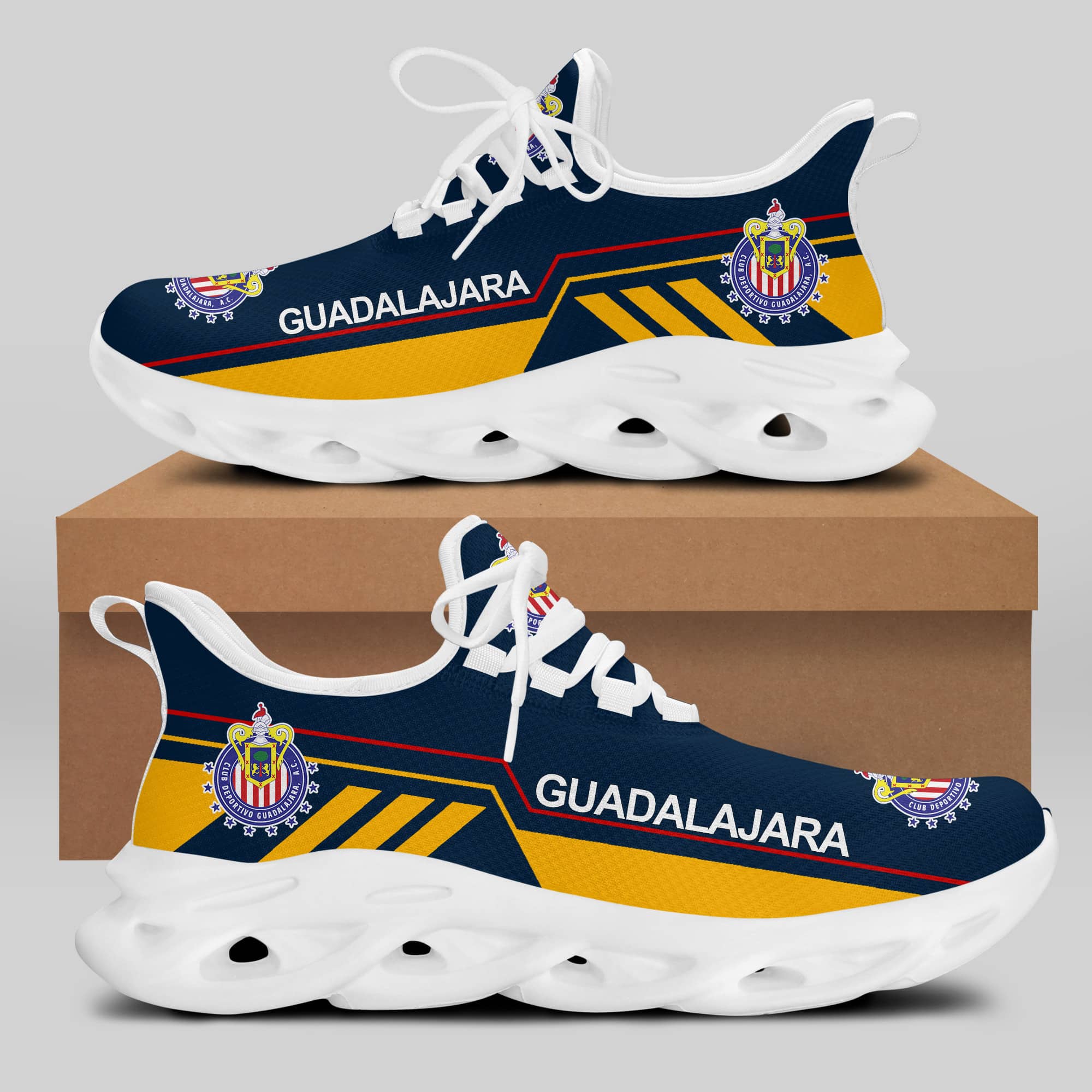 C.D. Guadalajara Running Shoes Max Soul Shoes Sneakers Ver 9 2