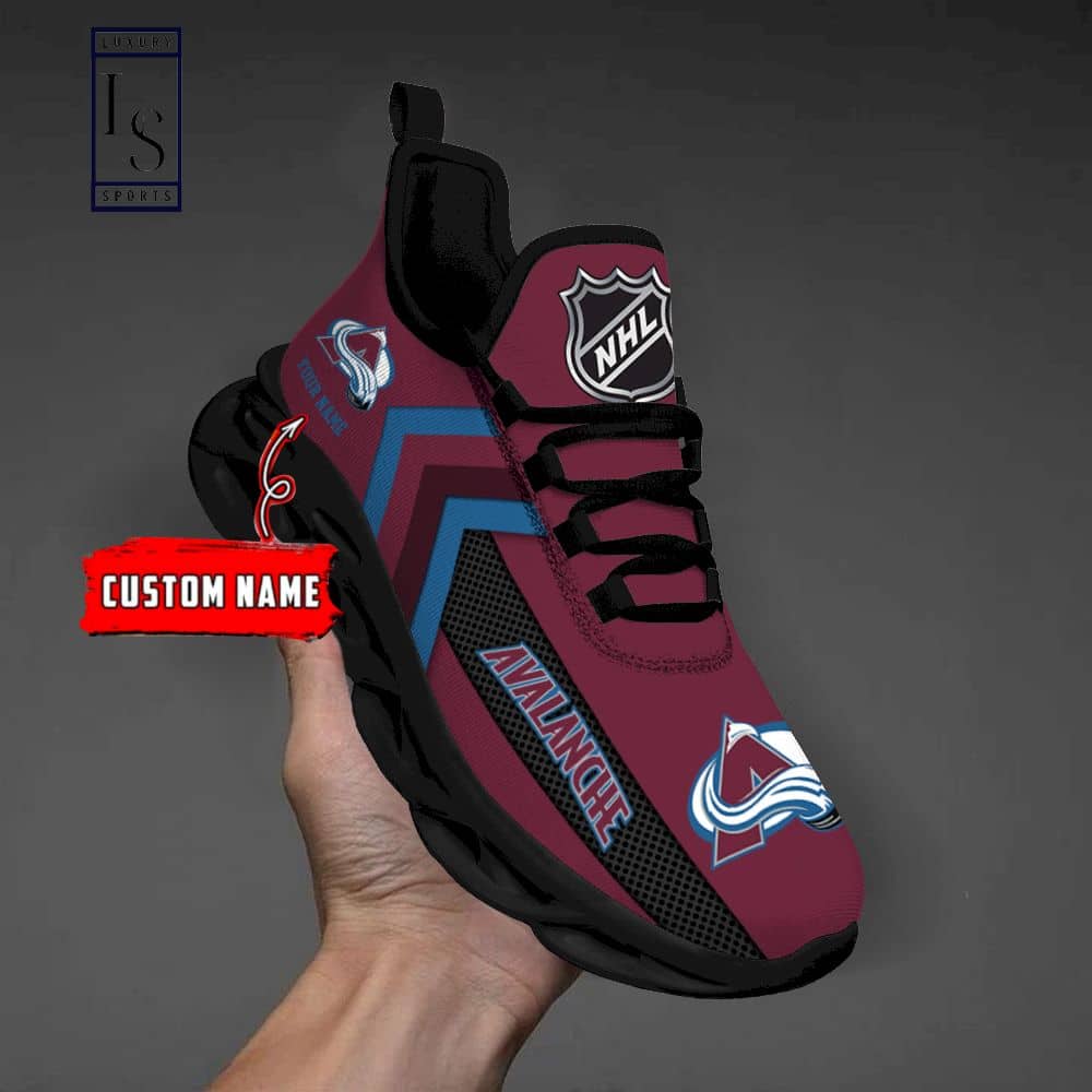 Colorado Avalanche NHL Custom Max Soul Shoes 3