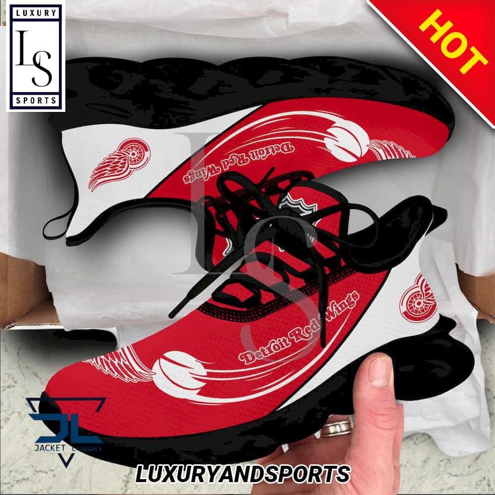 Detroit Red Wings Logo NHL Max Soul Shoes 4