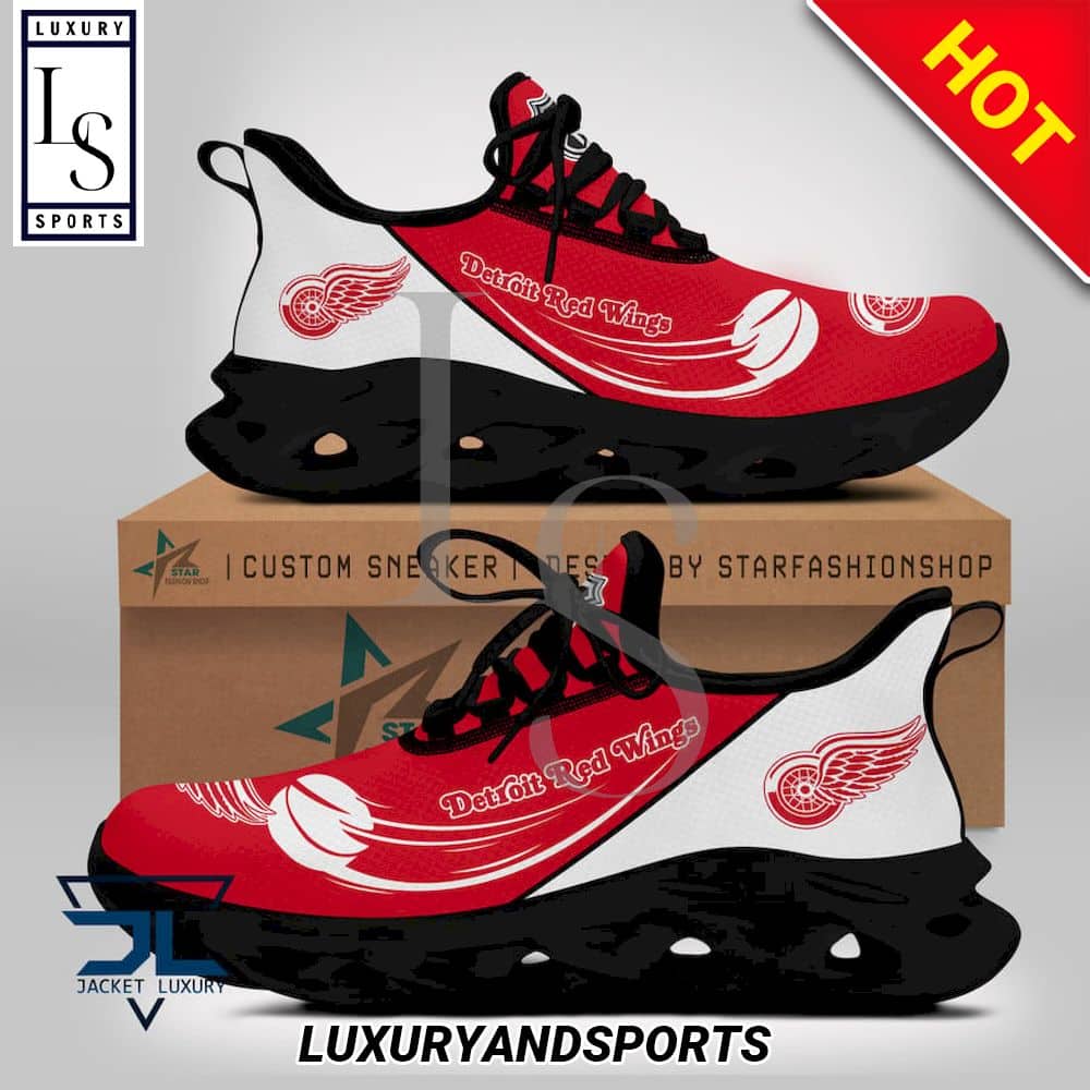 Detroit Red Wings Logo NHL Max Soul Shoes 5
