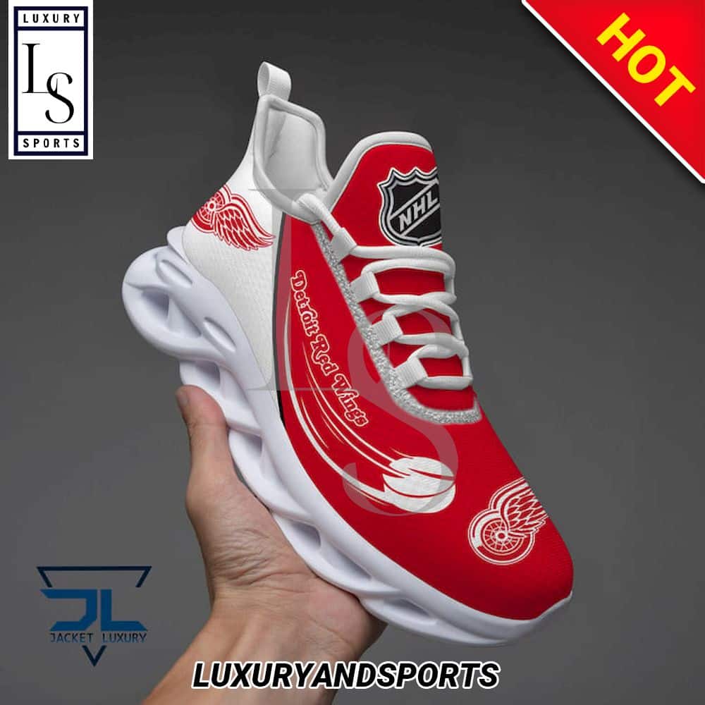 Detroit Red Wings Logo NHL Max Soul Shoes 3
