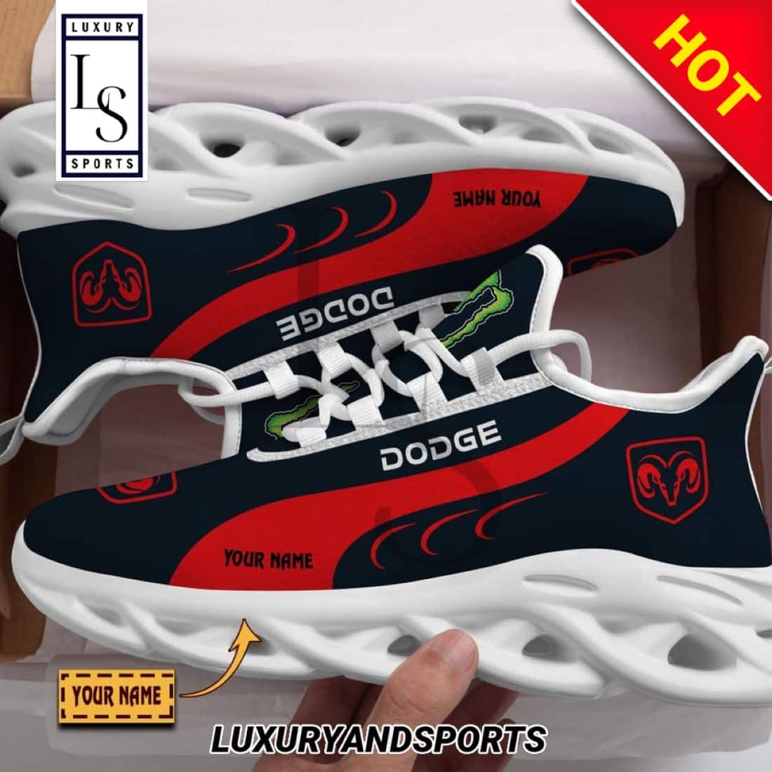 Dodge Monster Custom Max Soul Sneakers 2