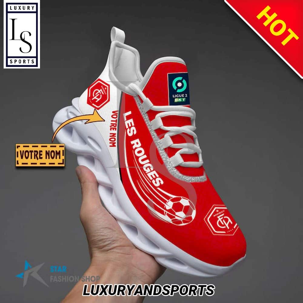 FC Annecy Ligue 2 Custom Name Max Soul Shoes 3