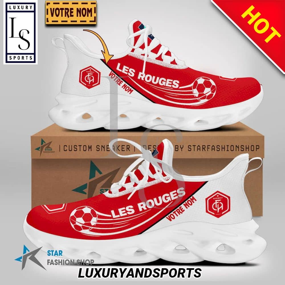 FC Annecy Ligue 2 Custom Name Max Soul Shoes 1