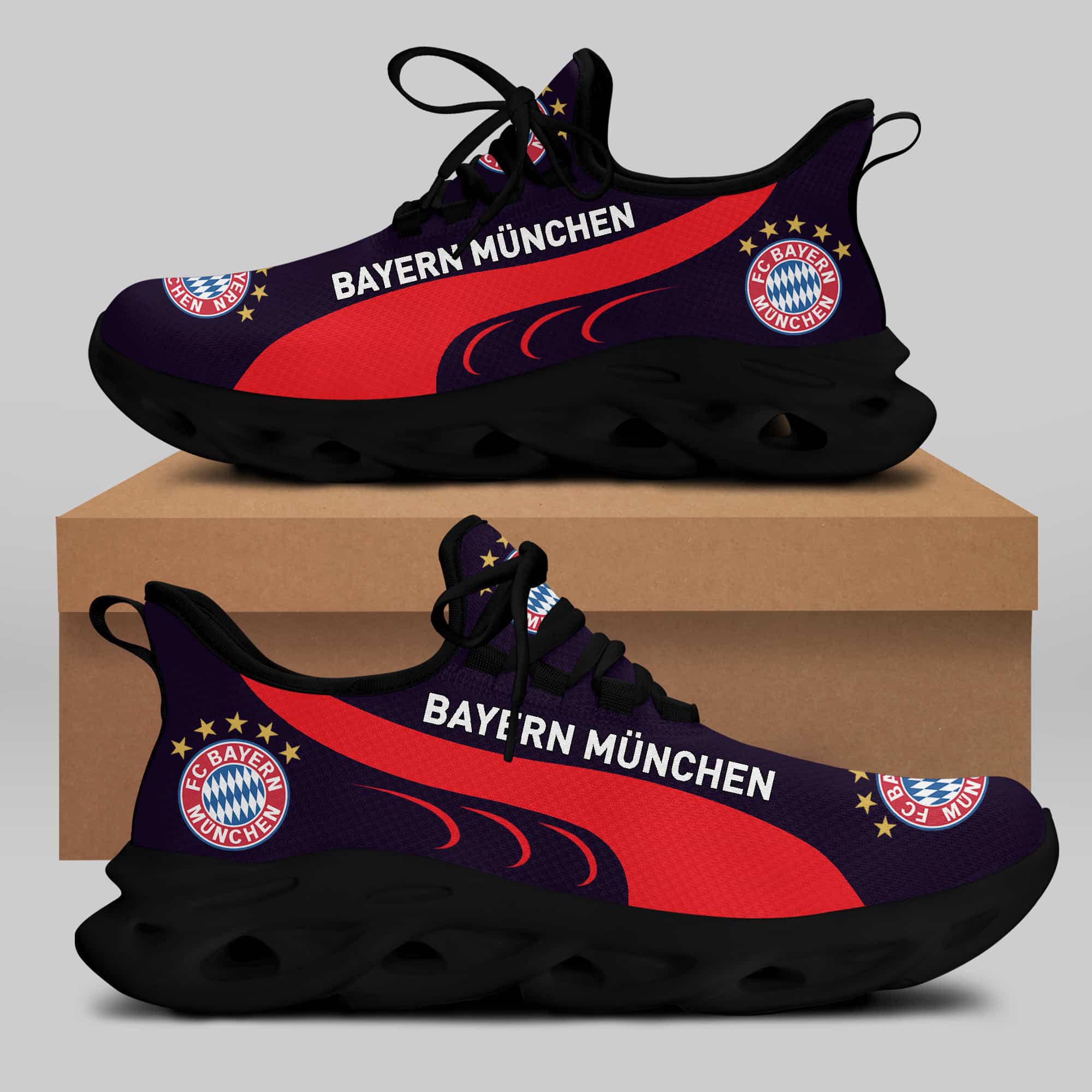 Fc Bayern Munich Running Shoes Max Soul Shoes Sneakers Ver 8 1