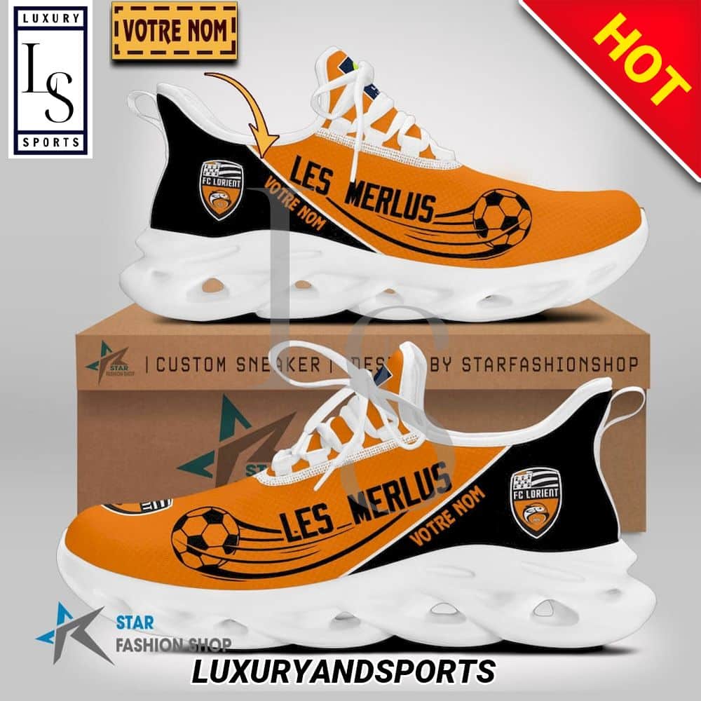 FC Lorient Ligue 1 Custom Name Max Soul Shoes 1