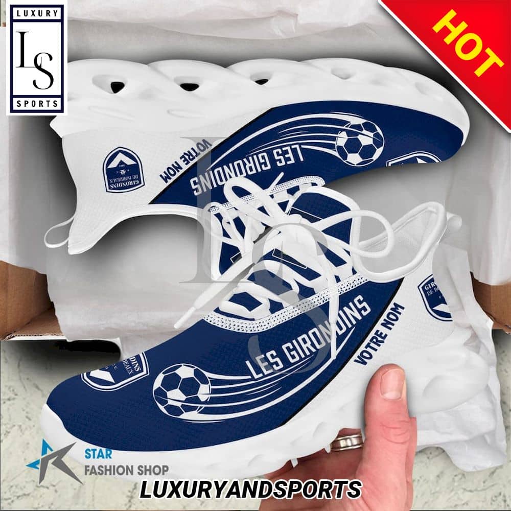 Girondins de Bordeaux Ligue 2 Custom Name Max Soul Shoes 5