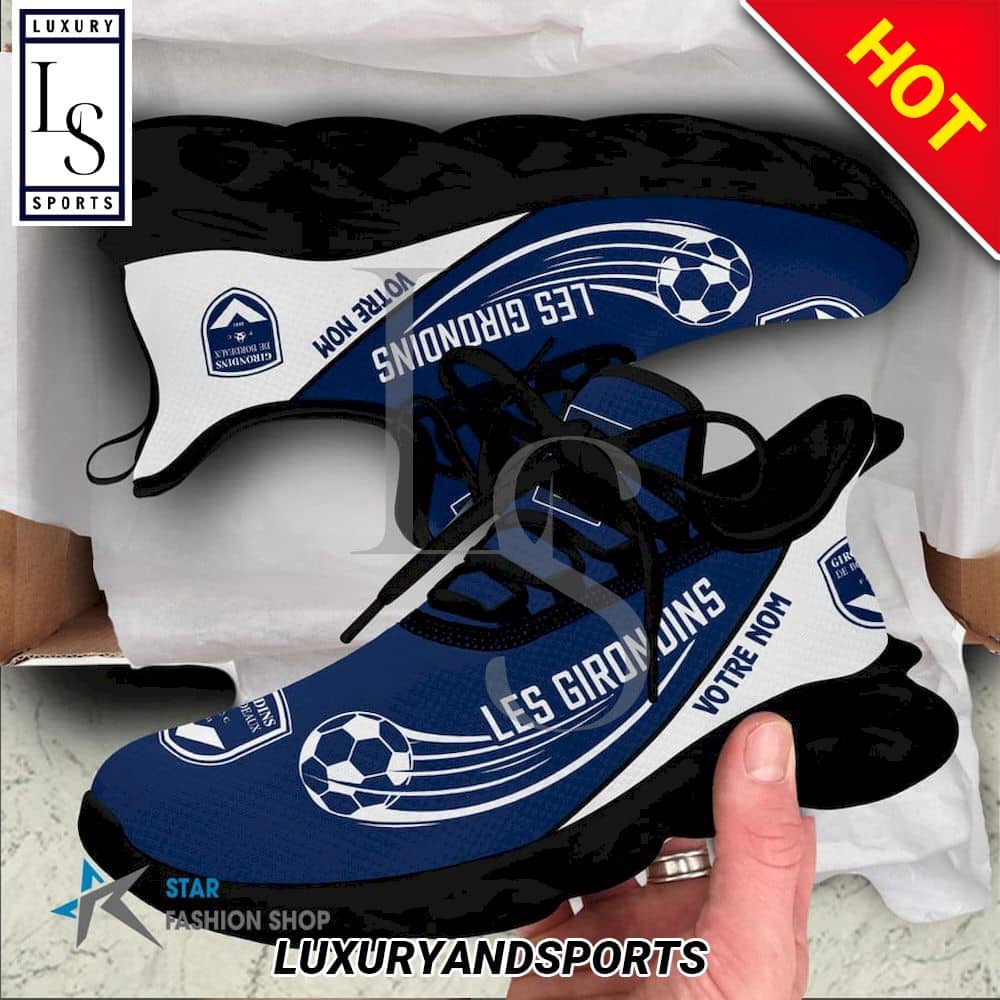 Girondins de Bordeaux Ligue 2 Custom Name Max Soul Shoes 6