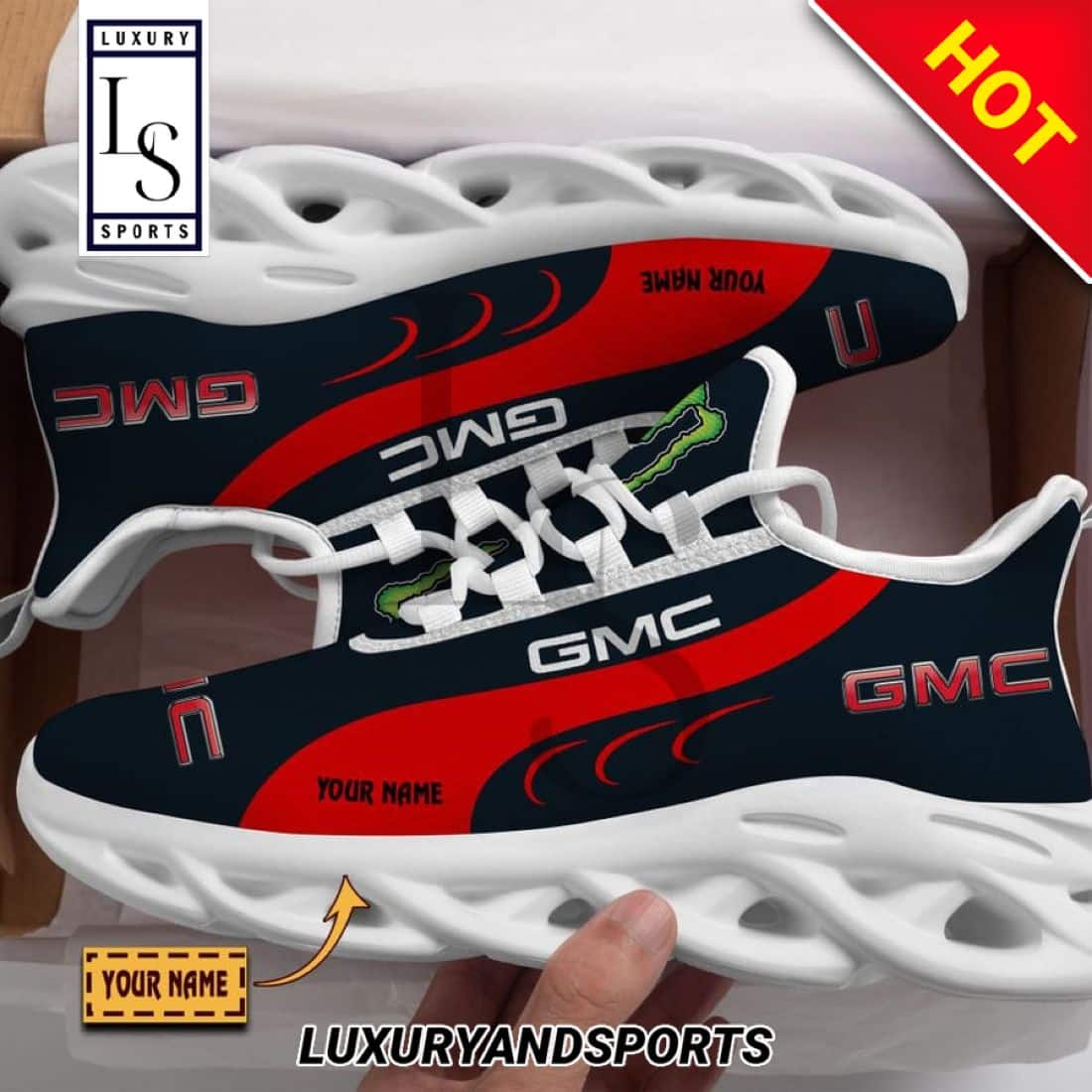 GMC Car Monster Custom Max Soul Sneakers 1